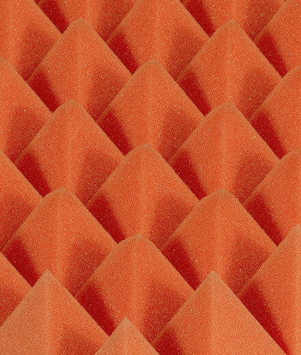 aixFOAM sound absorber with a pyramid profile GIZA