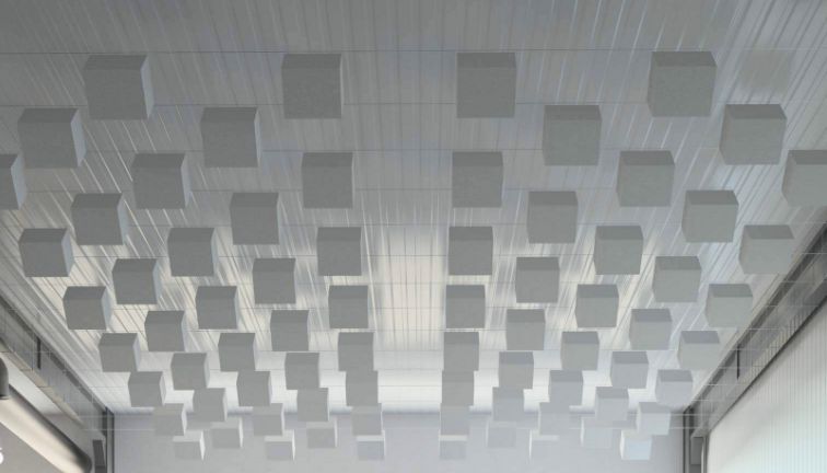 CUBIX Industry lydabsorber til aixFOAM wiresystemer