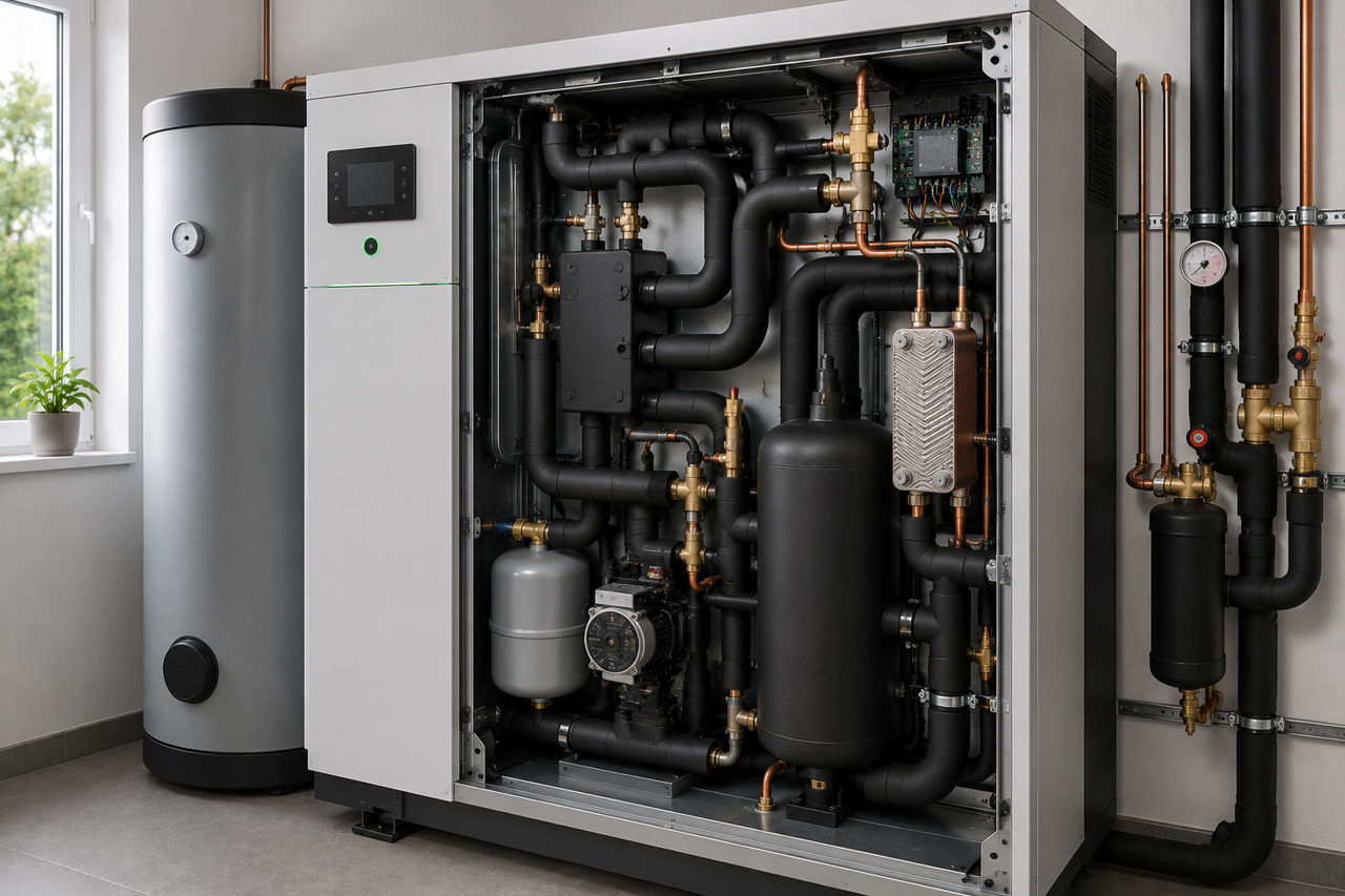 aixFOAM Technics vandafvisende isolering til varmepumper